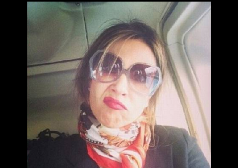 Luciana Gimenez posta foto em helicóptero ironizando greve e revolta internautas
