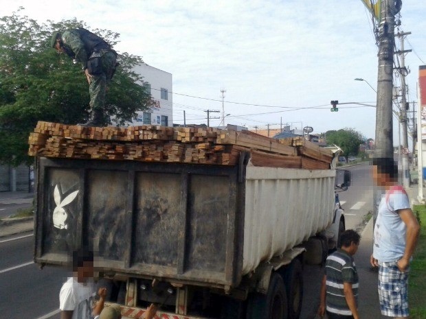Madeira extraída ilegamente em Manacapuru é apreendida