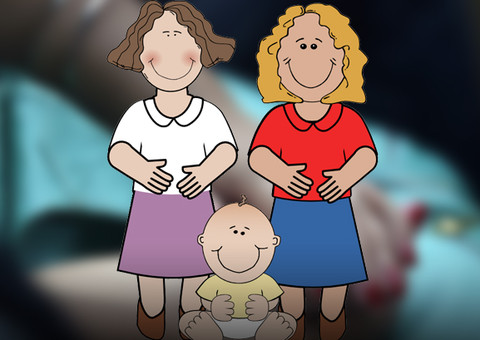 Criança será registrada por um pai e duas mães homossexuais