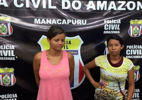 Em Manacapuru, mulheres são presas por envolvimento com o tráfico 