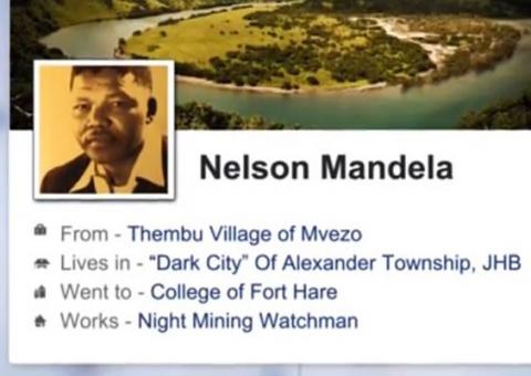Vídeo conta como vida de Mandela seria se ele usasse Facebook e Twitter