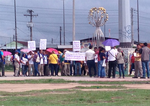 Bola do Produtor é palco de manifestação