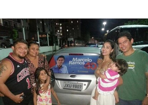 Marcelo Ramos começa “adesivagem” e recebe apoio espontâneo