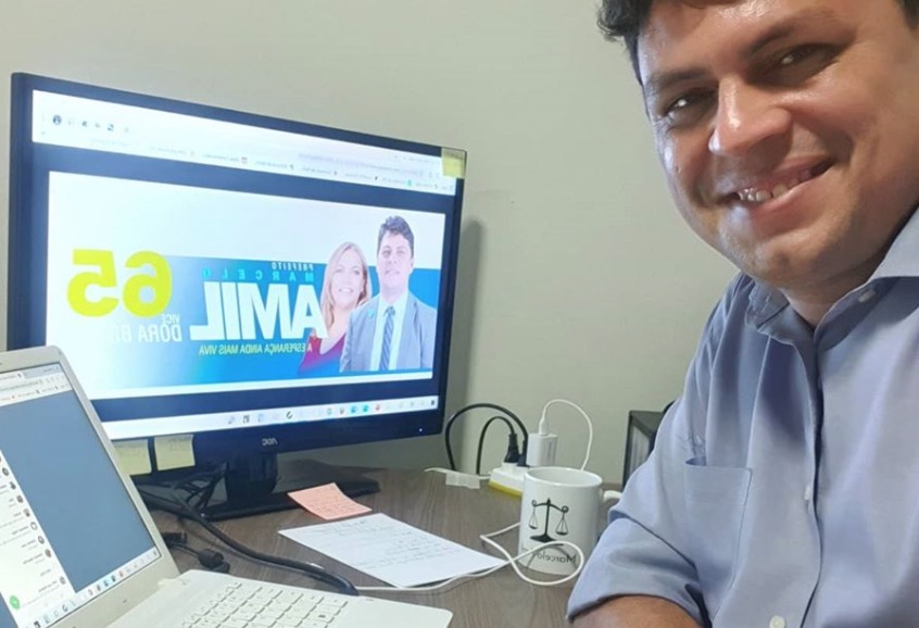 Candidato a prefeito do PCdoB abandona o vermelho e o ‘comunismo’ em Manaus