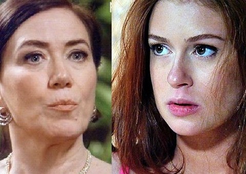 "Império": Maria Isis e Maria Marta saem no tapa em velório do Comendador