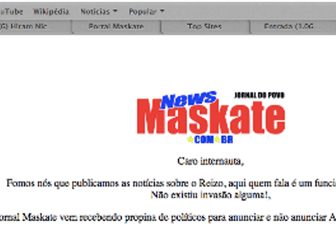 Vazamento de senha teria provocado " barrigada"