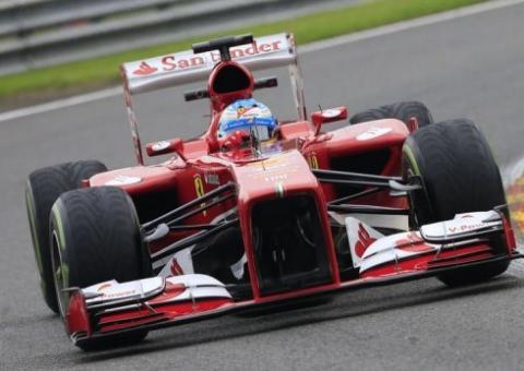 Alonso é o mais rápido no 1º treino livre do GP da Bélgica