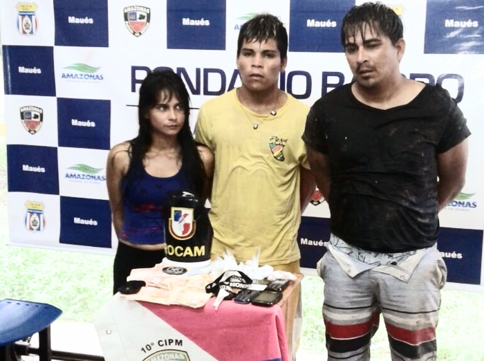 Supostos traficantes são presos em Maués por policiais da 10ª CIPM