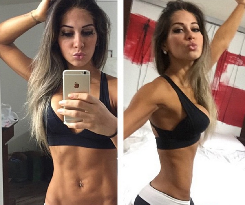 Ui! Mayra Cardi grava vídeo provando que não usa Photoshop na barriga
