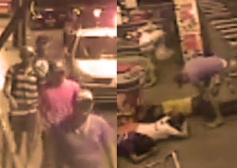 Imagens do assalto em mercadinho em Manaus  divulgadas. Veja ação