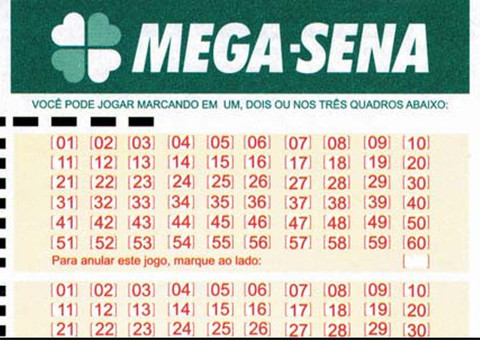 Mega-Sena poderá pagar R$ 3 milhões 