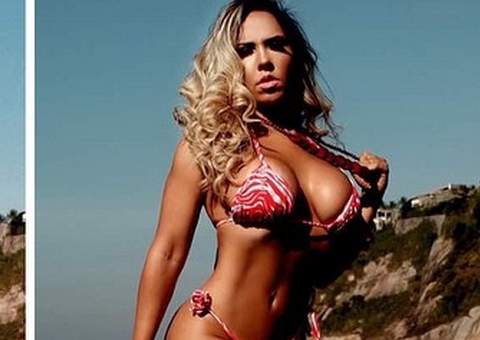  Mulher Melão exibe corpo mais sarado do que nunca; veja galeria