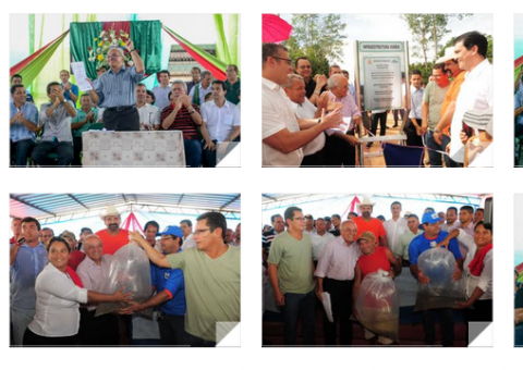 Melo inaugura ramal e anuncia convênio para recuperar novas estradas do Careiro Castanho 