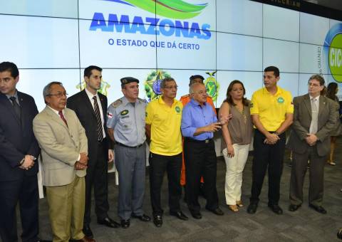 Governador inaugura Centro Integrado de segurança na Copa do Mundo