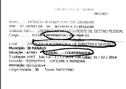 Documento comprova exercício ilegal da advocacia na Seduc