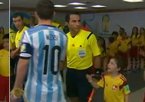 Messi deixa fã desolado mas faz a alegria de outro fã