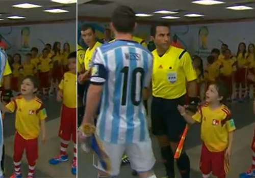 Messi deixa fã desolado mas faz a alegria de outro fã