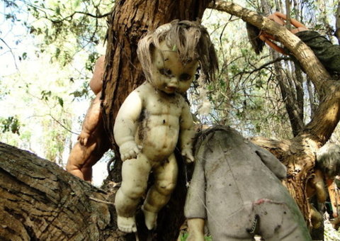  Conheça a terrível história da Ilha das Bonecas, um santuário assustador