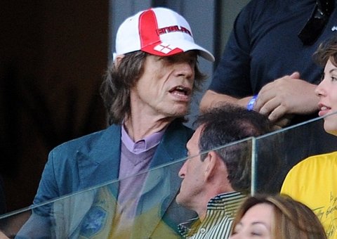 Mick Jagger "Eu posso assumir a responsabilidade pelo primeiro gol alemão"