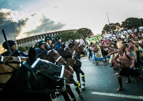   Índios planejam manifestações na Copa do Mundo