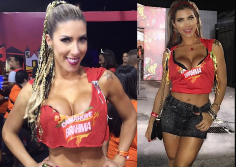 Irmãs Minerato batem boca com ex-BBB em camarote no Carnaval