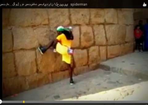 O homem-aranha da vida real