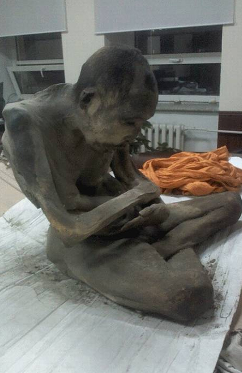 Monge mumificado há 200 anos ‘não está morto’, dizem budistas 