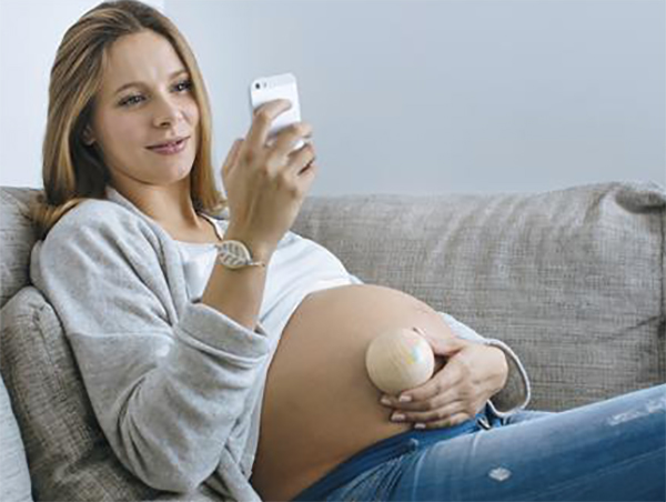 Acessório capta batimento do coração do bebê