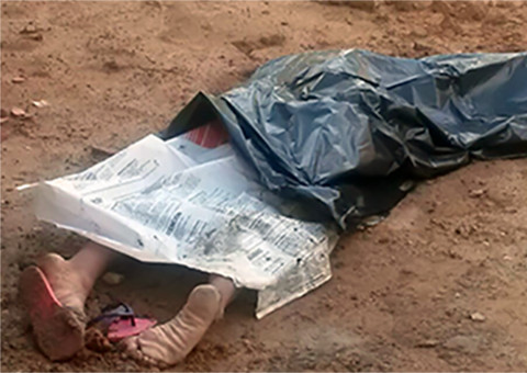 Corpo de morto a pedradas é achado na zona Norte