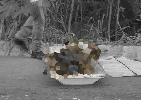 Corpo apodrecendo é encontrado no Distrito Industrial