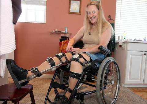 Mulher sonha em se tornar paraplégica