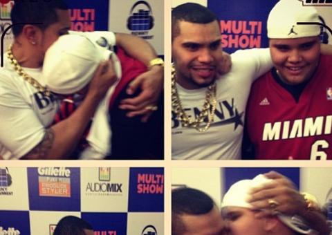  Depois de confusão, Naldo e filho se reconciliam 'É tudo nosso'