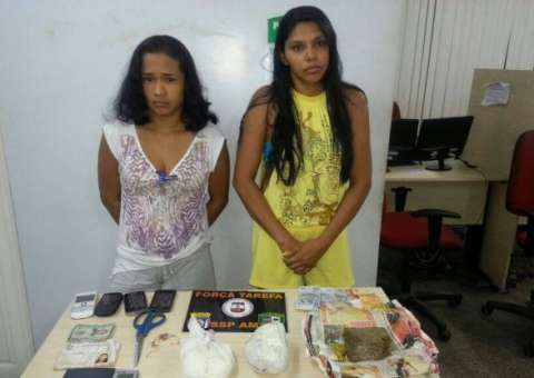 Dupla é presa com dois quilos de drogas na Zona Norte