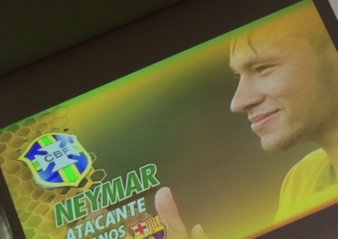 Neymar comemora convocação para Copa do Mundo