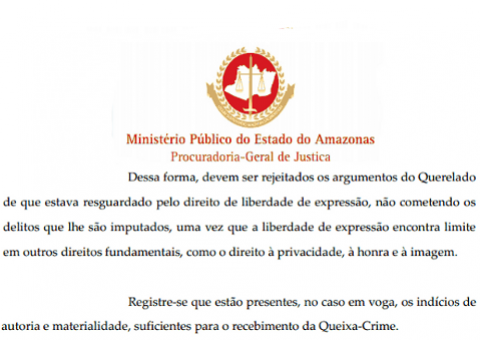 Procurador vê difamação e calúnia em denúncia de deputado contra os Calderaro