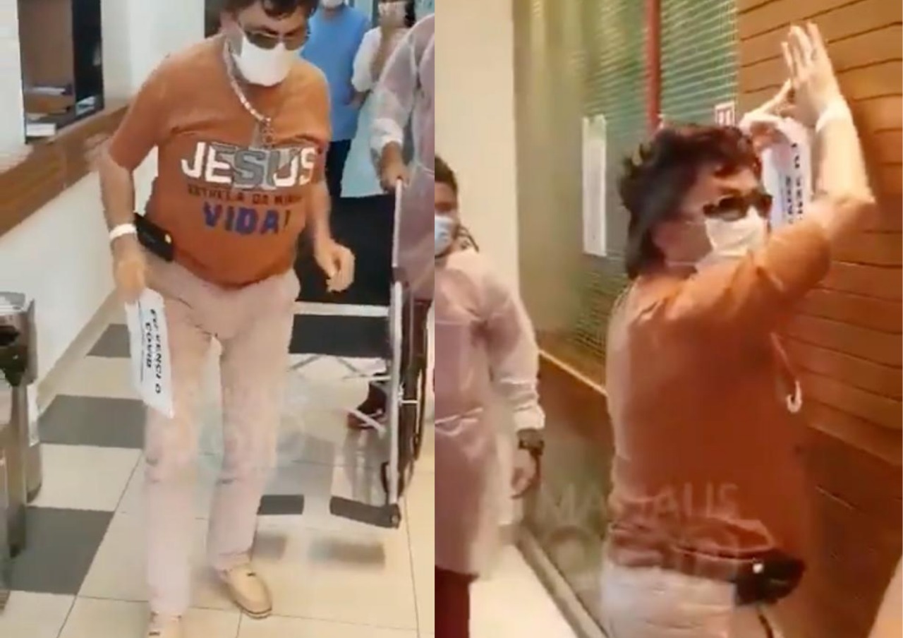 Nunes Filho ‘sobe pelas paredes' ao receber alta nesta segunda; veja vídeo