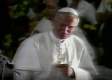 Vídeo de 1980 mostra o dia em que o Papa João Paulo II esteve em Manaus