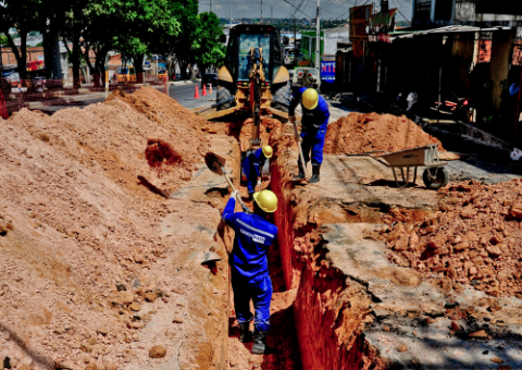 80% das obras da rede de drenagem concluídas
