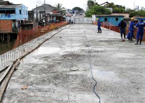 Prefeitura quer concluir obra da ponte de São Jorge até o final de maio