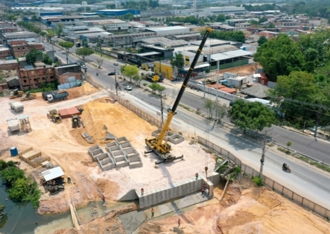 Trecho da Avenida Autaz Mirim terá interdição para construção de ponte