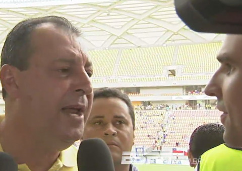 Governador dá pito em repórter: "O legado da arena cabe aos amazonenses e não a paulistas e cariocas"