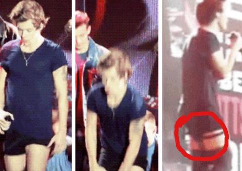 (Vídeo) Em show do One Direction, Liam Payne tira a calça de Harry Styles