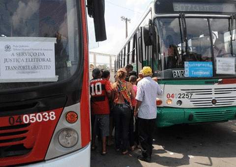 Durante votação, uso de coletivos aumentou 40%