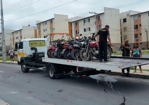 "Operação Marfim" apreende 14 motocicletas no Viver Melhor
