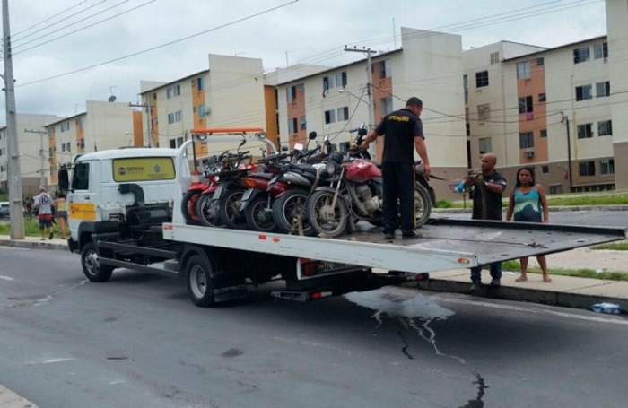 "Operação Marfim" apreende 14 motocicletas no Viver Melhor