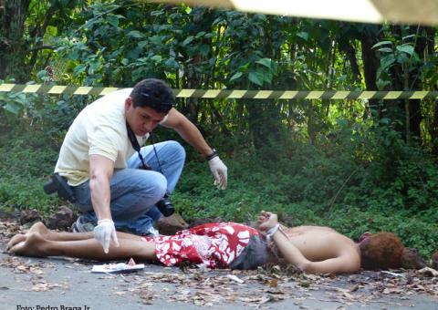 Homem amarrado e executado com três tiros