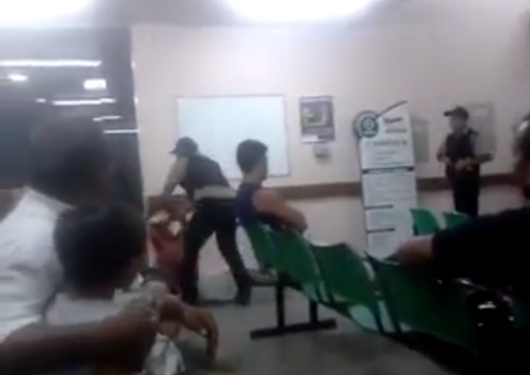 Pai é arrastado por seguranças em SPA da Zona Norte