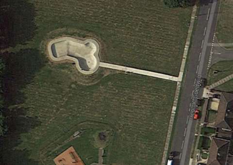 Parque de skate vira piada na web, devido sua imagem satélite