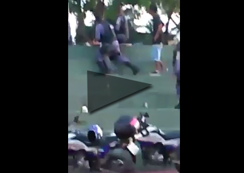 Policiais entram em confronto com frequentadores do Parque dos Bilhares