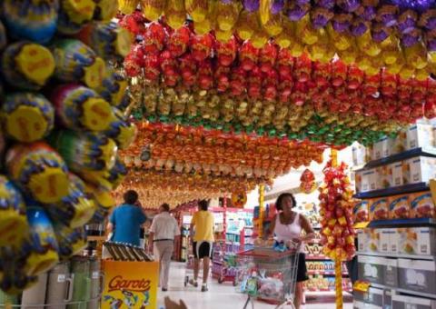 Pesquisa aponta diferença de até 175,5% no valor dos ovos de Páscoa